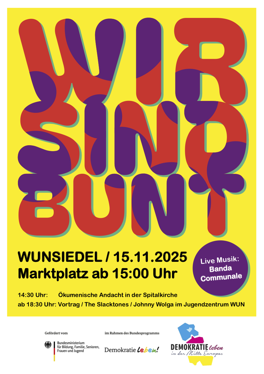 Wir sind bunt am 15.11.2025